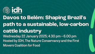 Davos to Belém: Shaping Brazil's path to a sustainable, low-carbon cattle industry